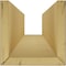 Ekena Millwork 3-Sided (U-beam) Knotty Pine Endurathane Faux Wood Ceiling Beam, Premium Hickory, 12"Wx12"H x10'L BMKP3C0120X120X120ZH - alternate 7